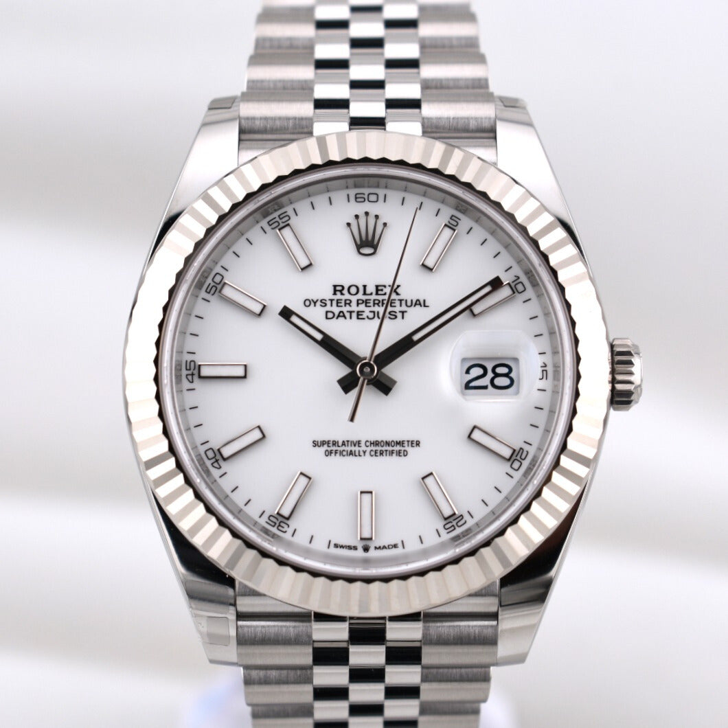 Rolex Datejust 41 White Index Dial 126334 2026