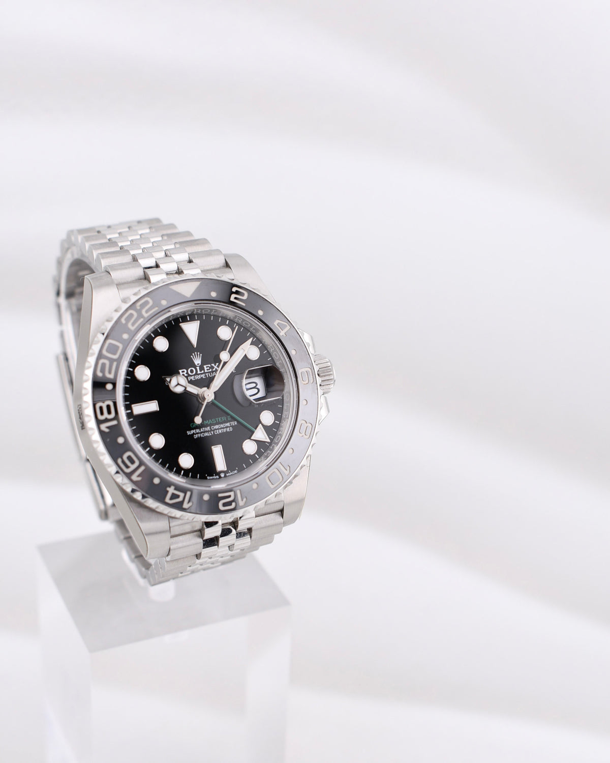 Rolex GMT Master II Bruce Wayne Jubilee Band 126710GRNR 2025