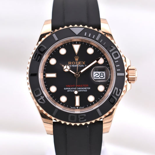 Rolex Yacht Master 40 Everose Gold Oysterflex 126655 2024