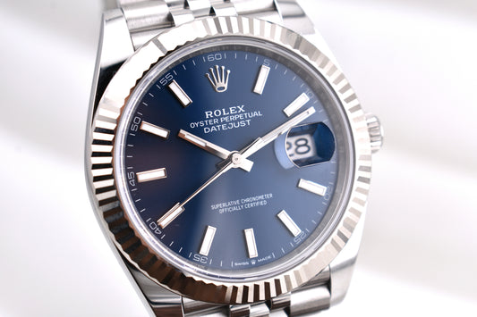 Rolex Datejust 41 Blue Index Dial 126334 2026