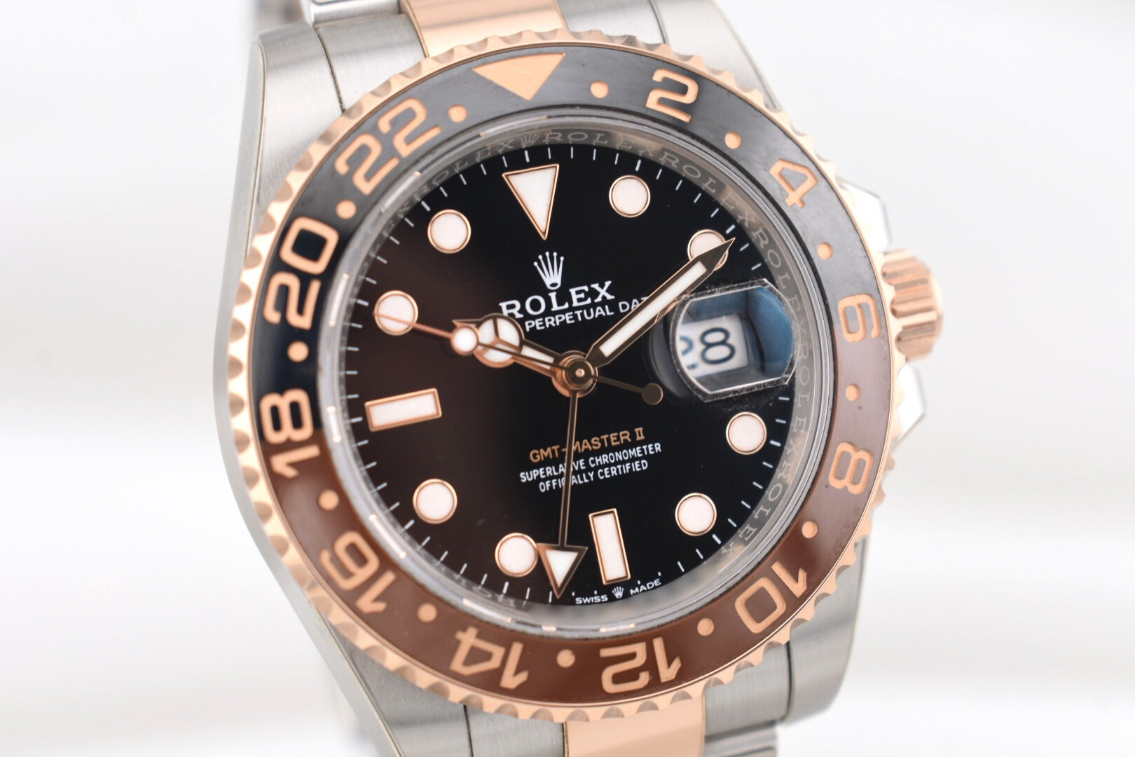 Rolex GMT Master II Two Tone Rootbeer 126711CHNR 2023