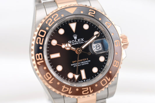 Rolex GMT Master II Two Tone Rootbeer 126711CHNR 2023