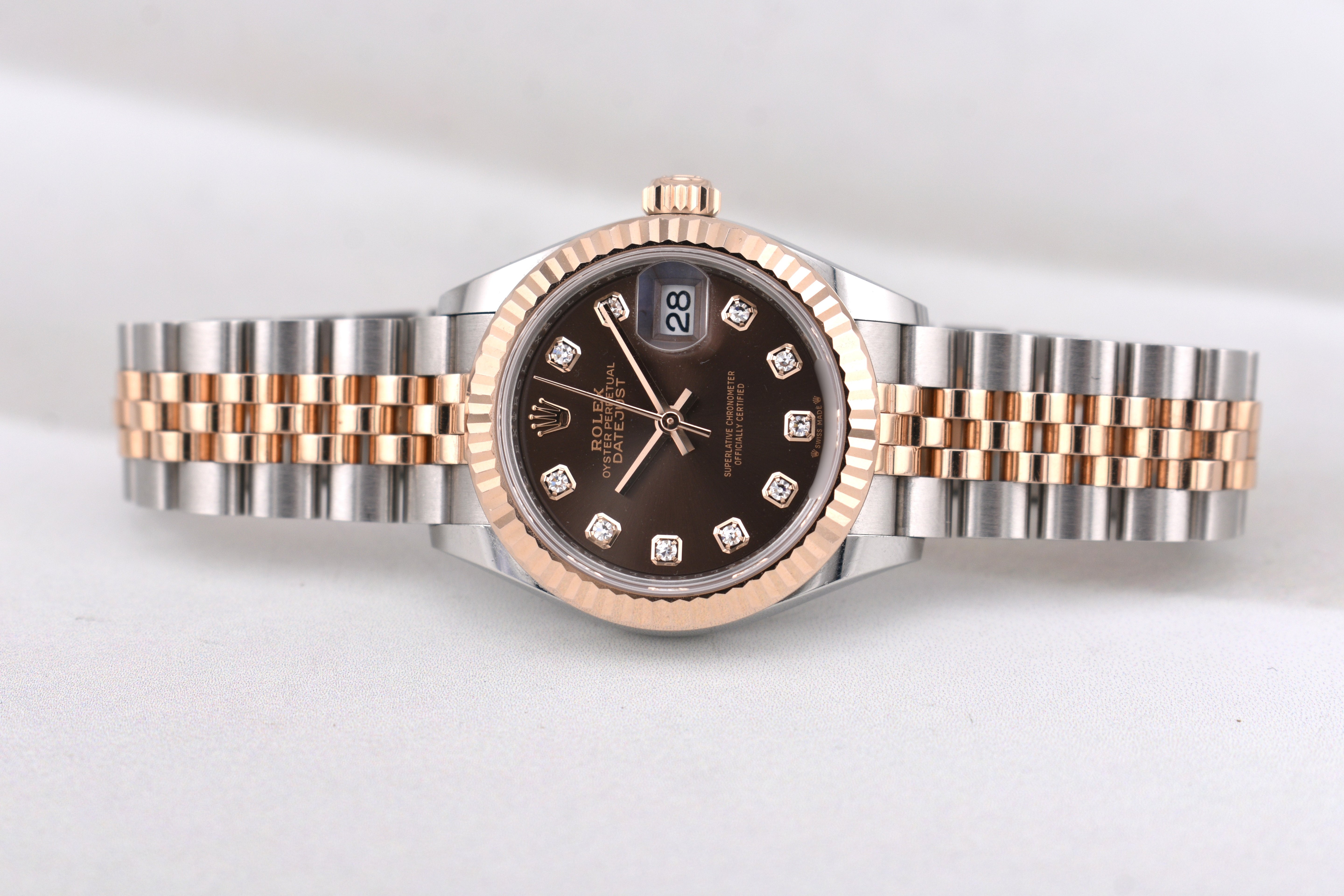 Rolex Lady Datejust 28 Chocolate Diamond Dial 279171 2022