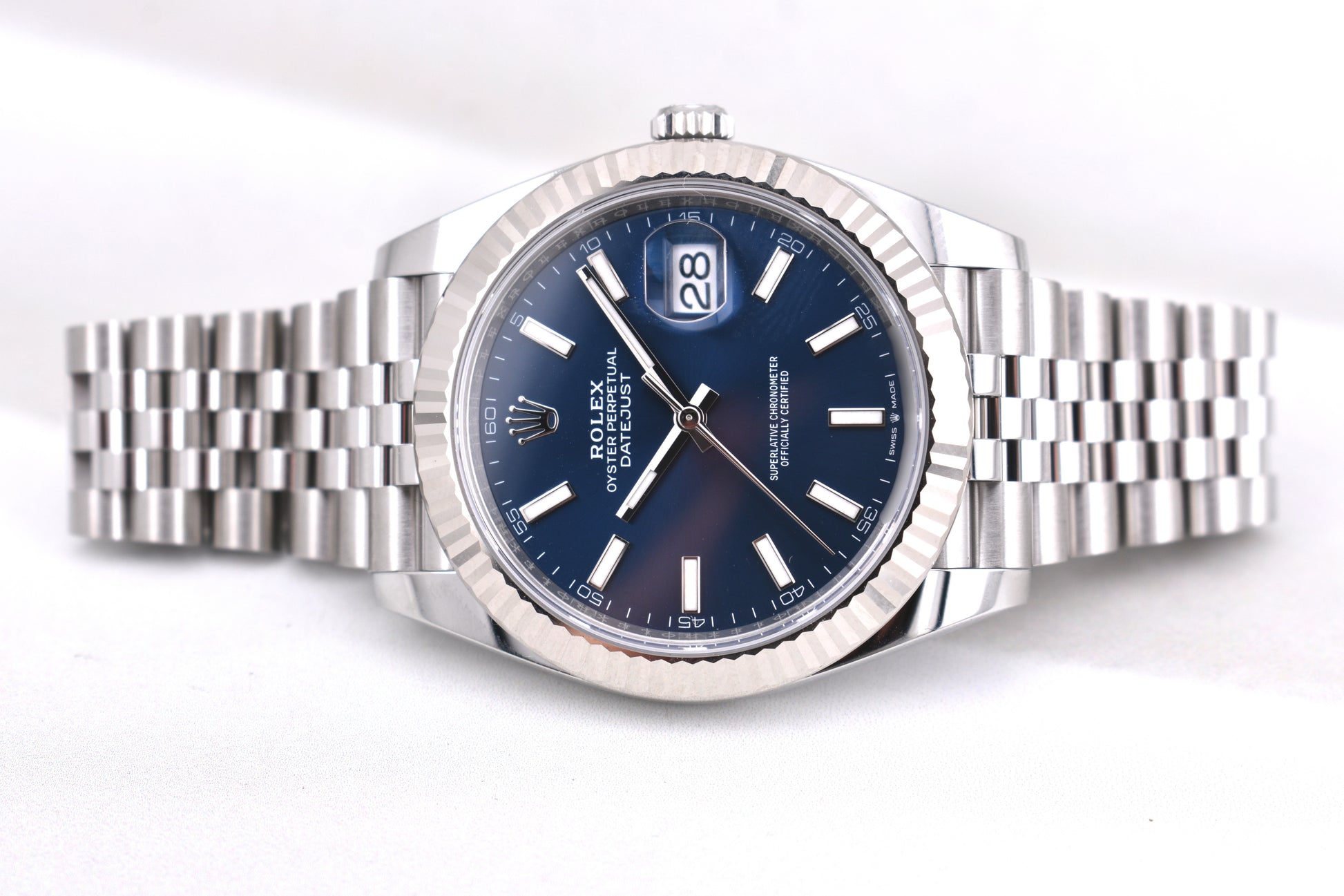 Rolex Datejust 41 Blue Index Dial 126334 2026