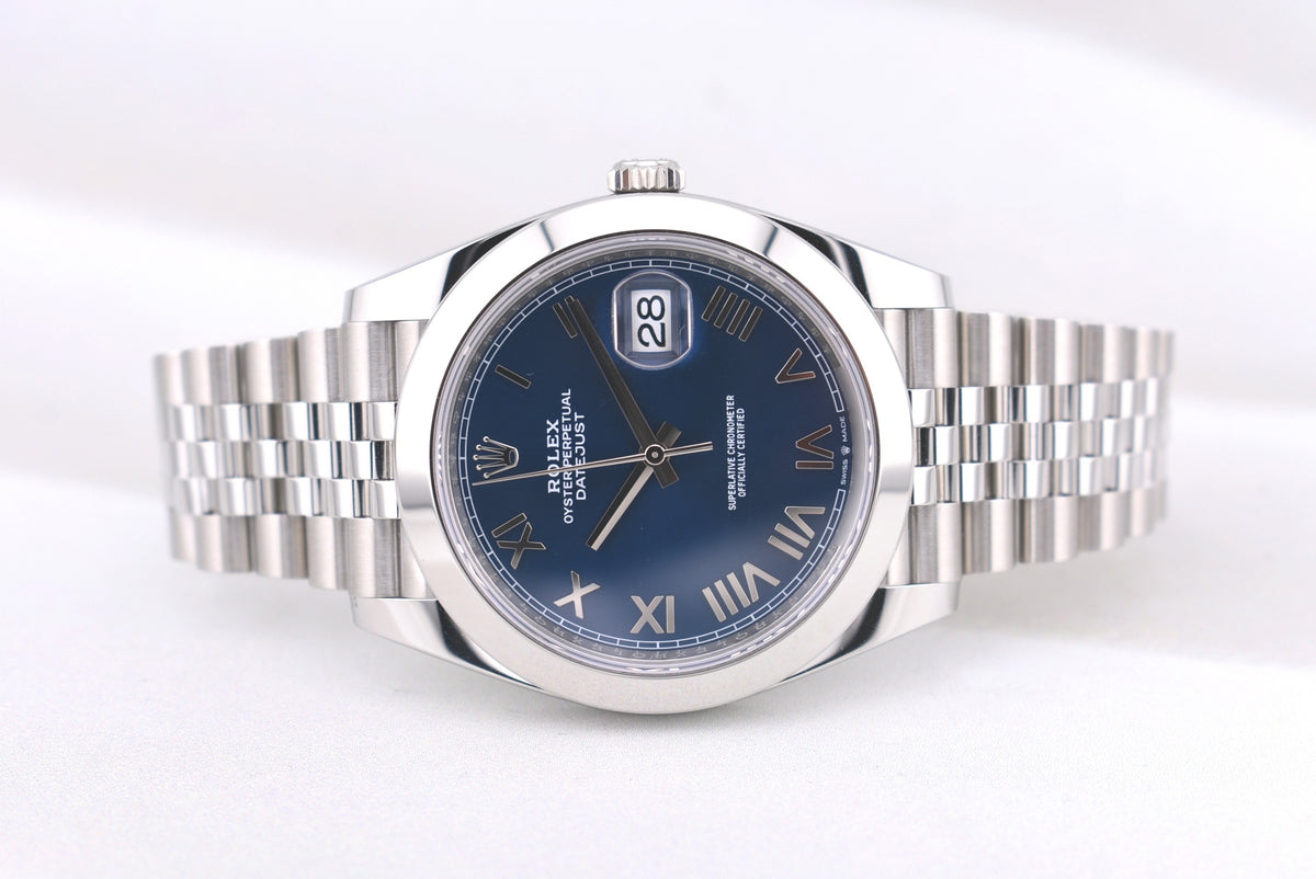 Rolex Datejust 41 Blue Roman Dial Jubilee Band 126300 2026