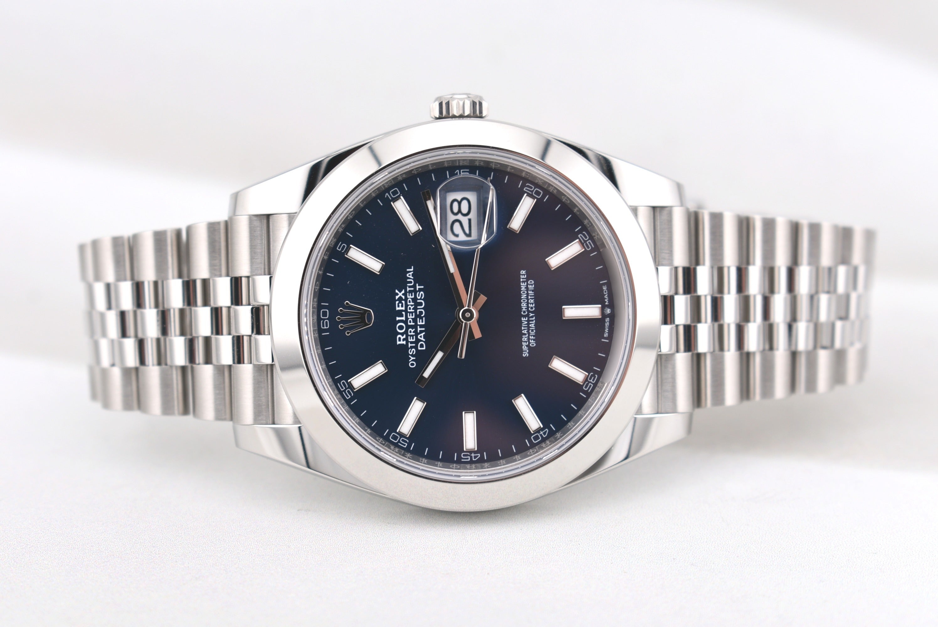 Rolex Datejust 41 Blue Index Dial Jubilee Band 126300 2026