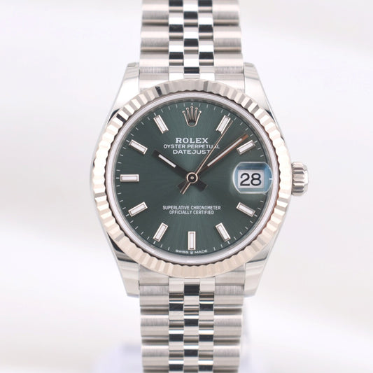 Rolex Datejust 31 Mint Green Index Dial 278274 2025