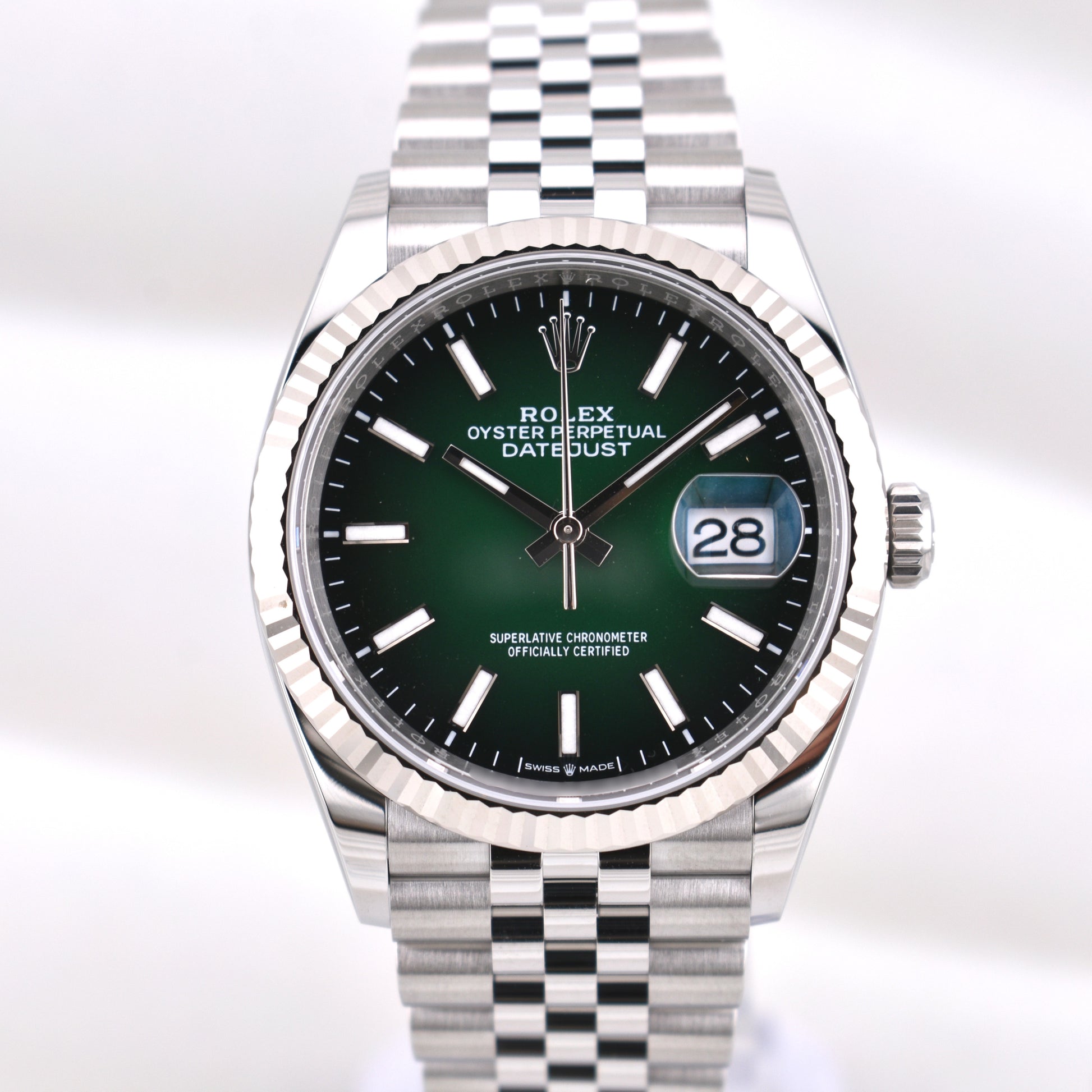 Rolex Datejust 36 Green Ombre Dial 126234 2026