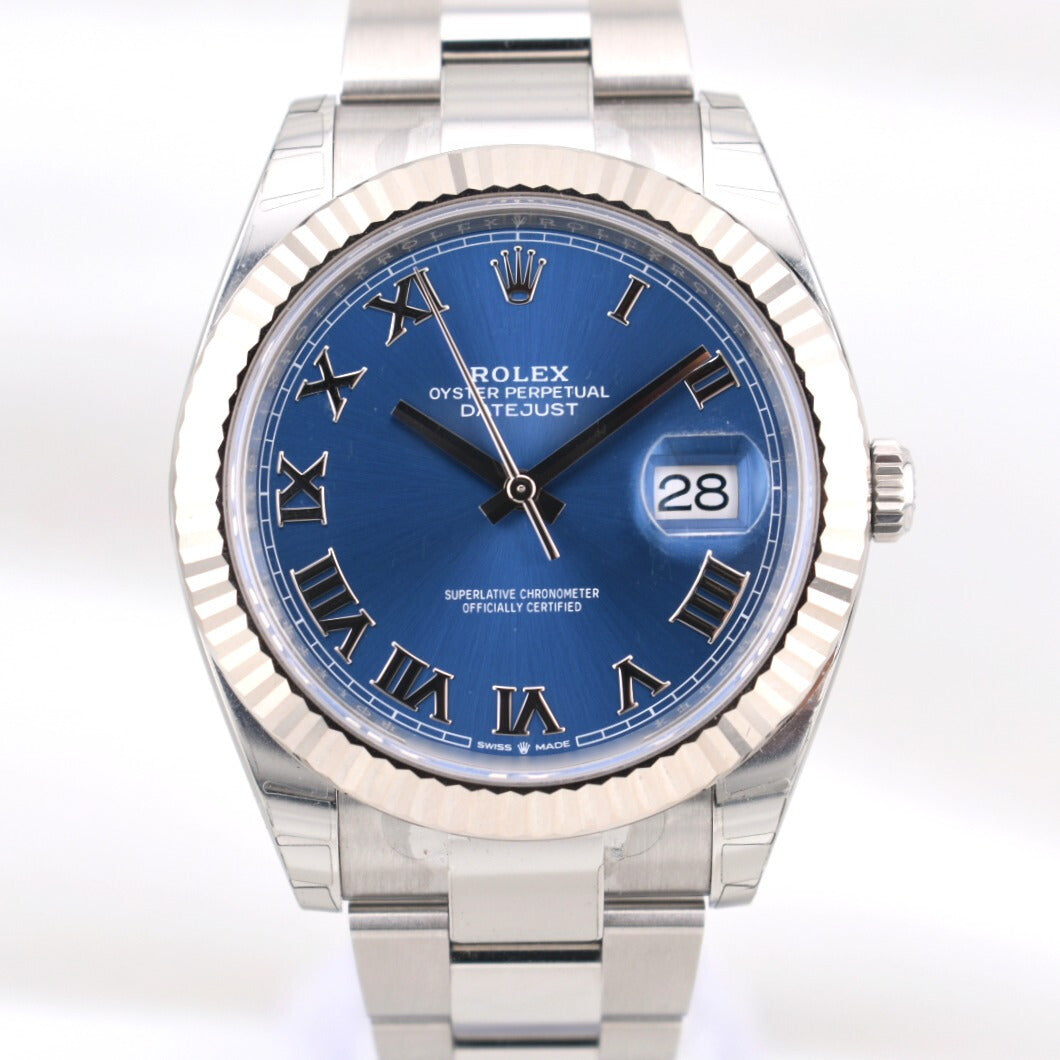 Rolex Datejust 41 Azzuro Blue Oyster Band 126334 2025