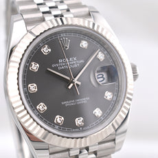Rolex Datejust 41 Rhodium Diamond Dial 126334 2026