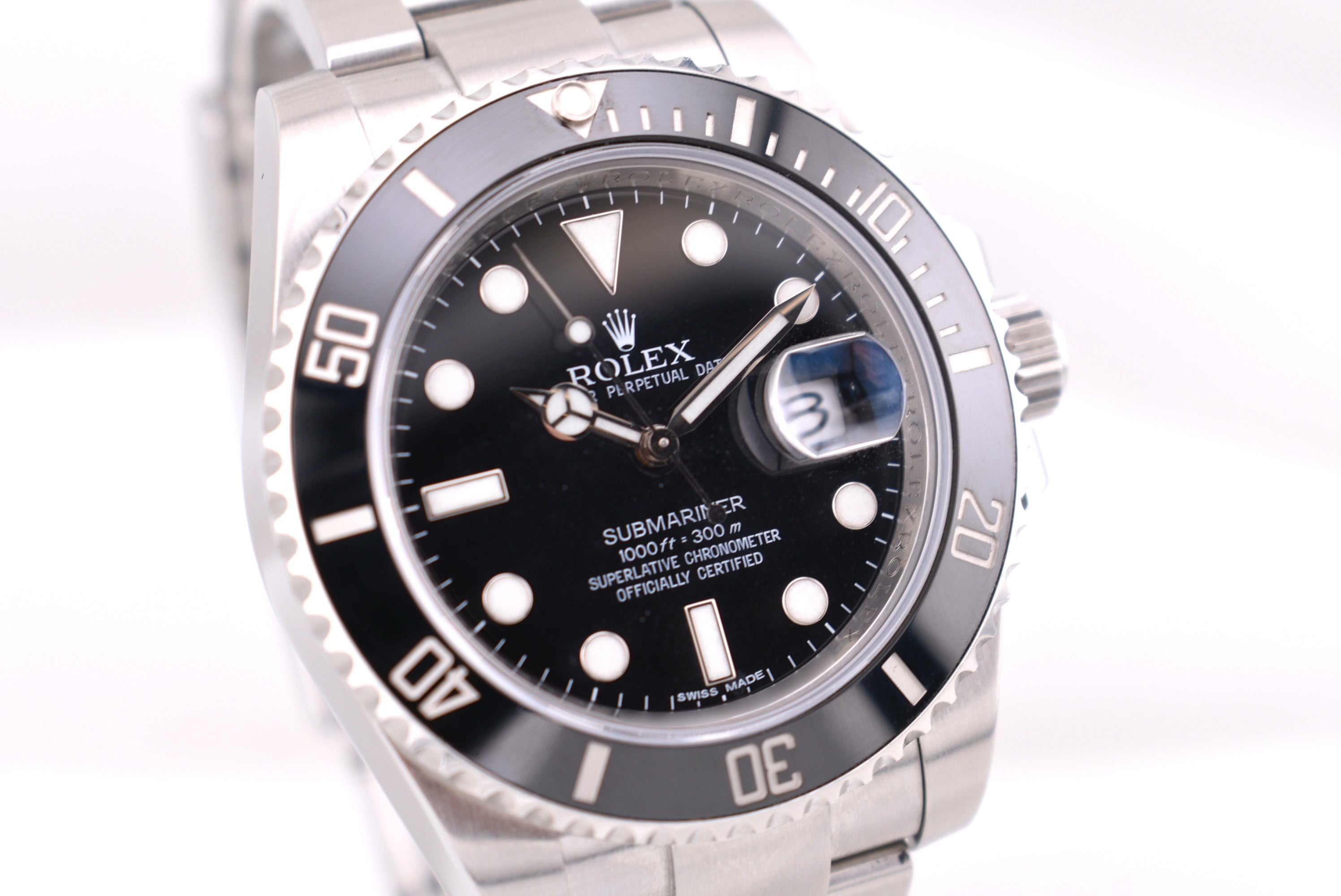 Rolex Submariner Date Black Dial 116610LN 2012