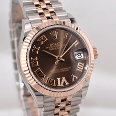 Rolex Datejust 31 Chocolate Roman Diamond VI Dial 278271 2026