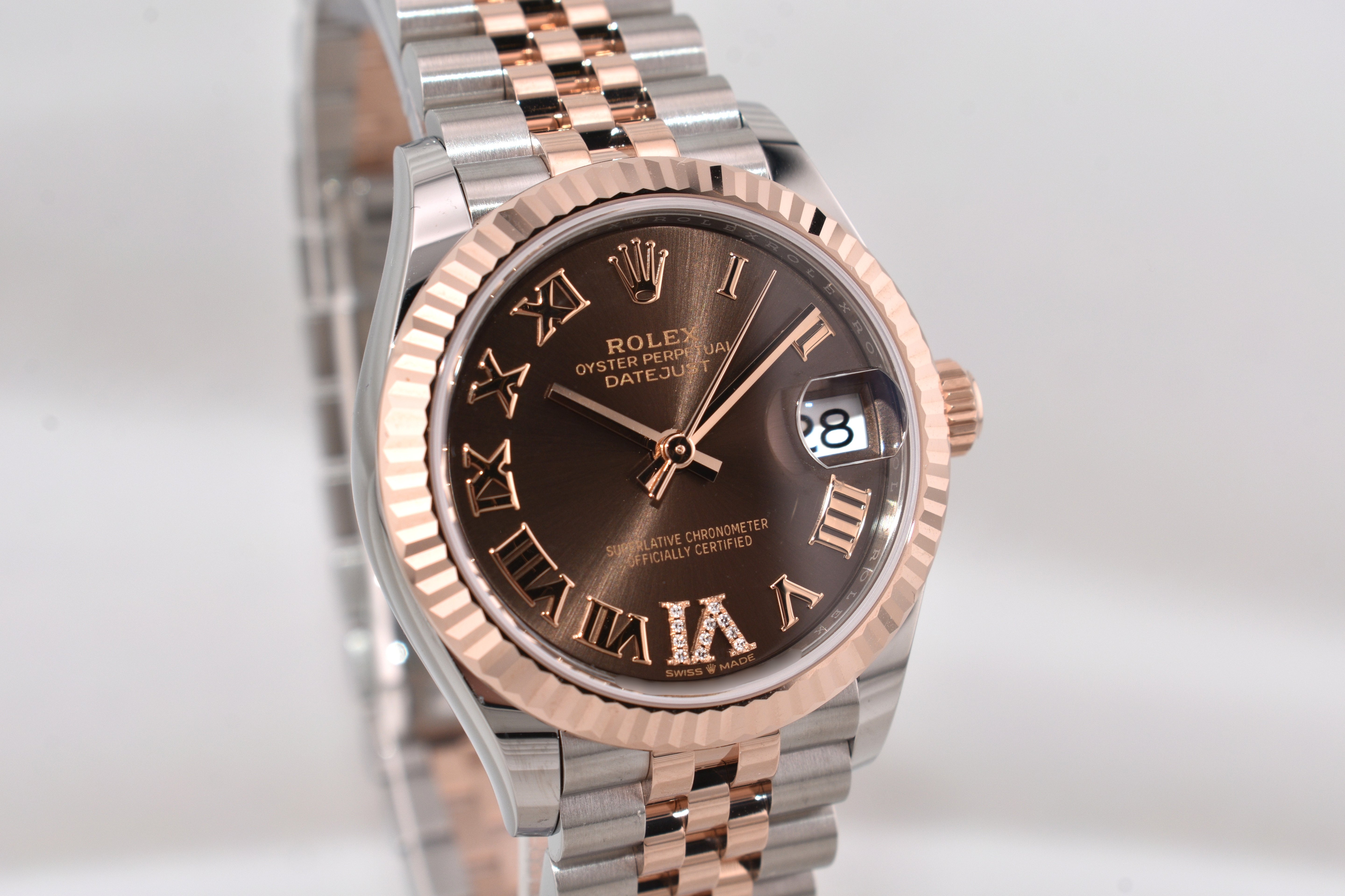 Rolex Datejust 31 Chocolate Roman Diamond VI Dial 278271 2026