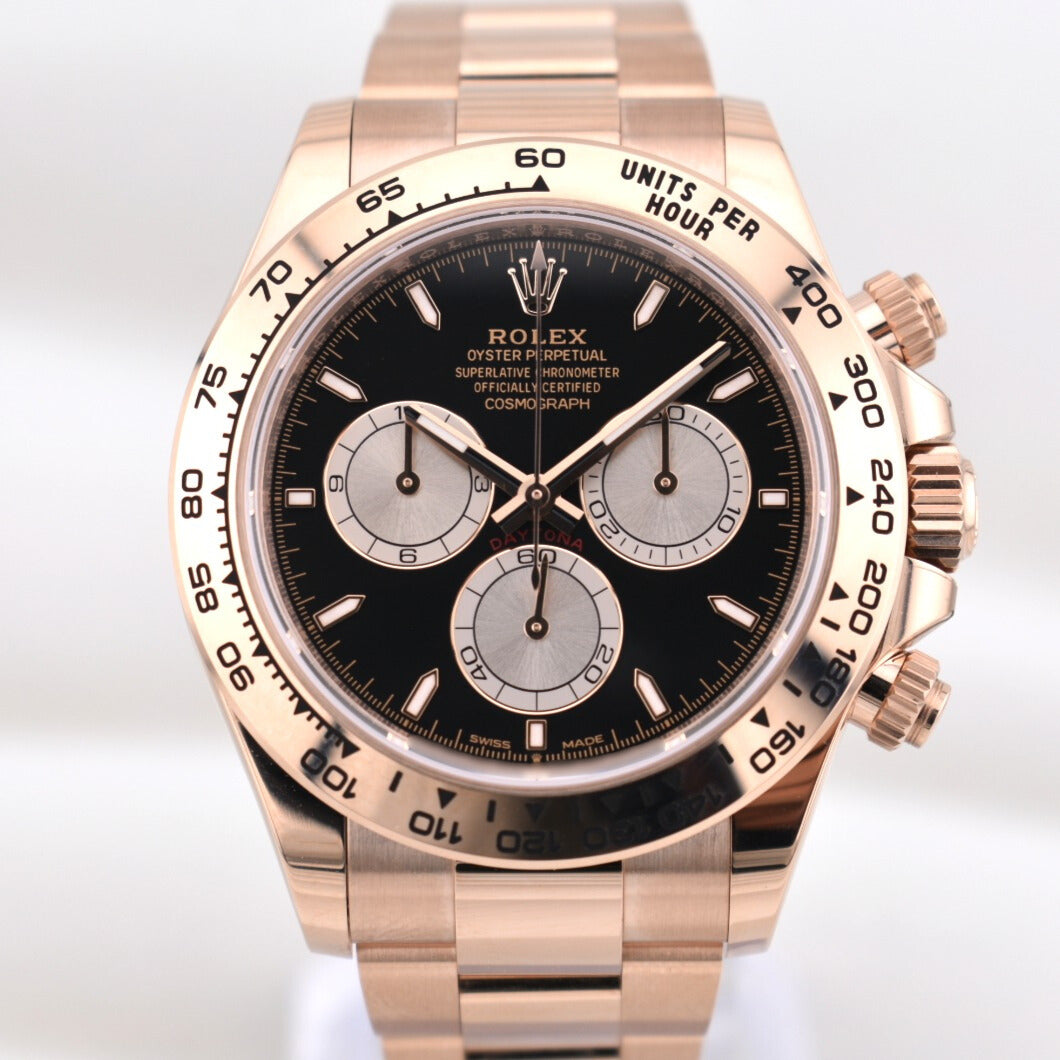 Rolex Cosmograph Daytona Rose Gold Black Dial 126505 2025