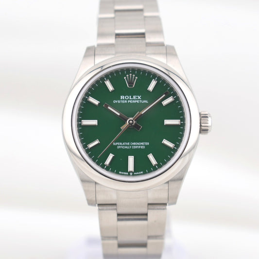 Rolex Oyster Perpetual 31 Green Dial 277200 2022