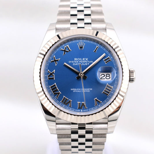 Rolex Datejust 41 Azzuro Blue Dial 126334 2025