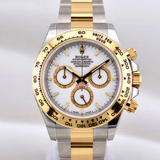 Rolex Cosmograph Daytona Two Tone Yellow Gold White Dial 126503 2026