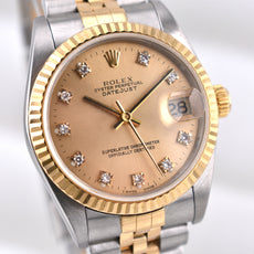 Rolex Datejust 31 Champagne Diamond Dial 78273 2000