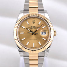 Rolex Datejust 41 Champagne Dial Oyster Band 126333 2025