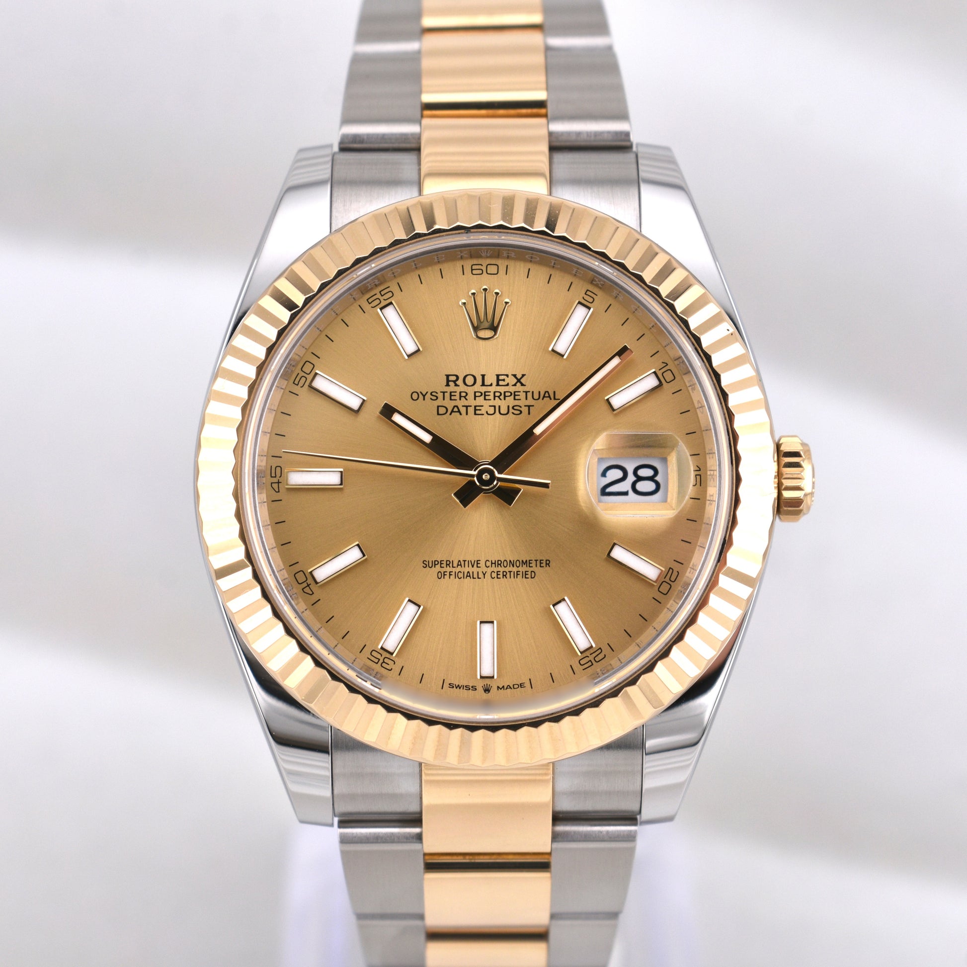 Rolex Datejust 41 Champagne Dial Oyster Band 126333 2025