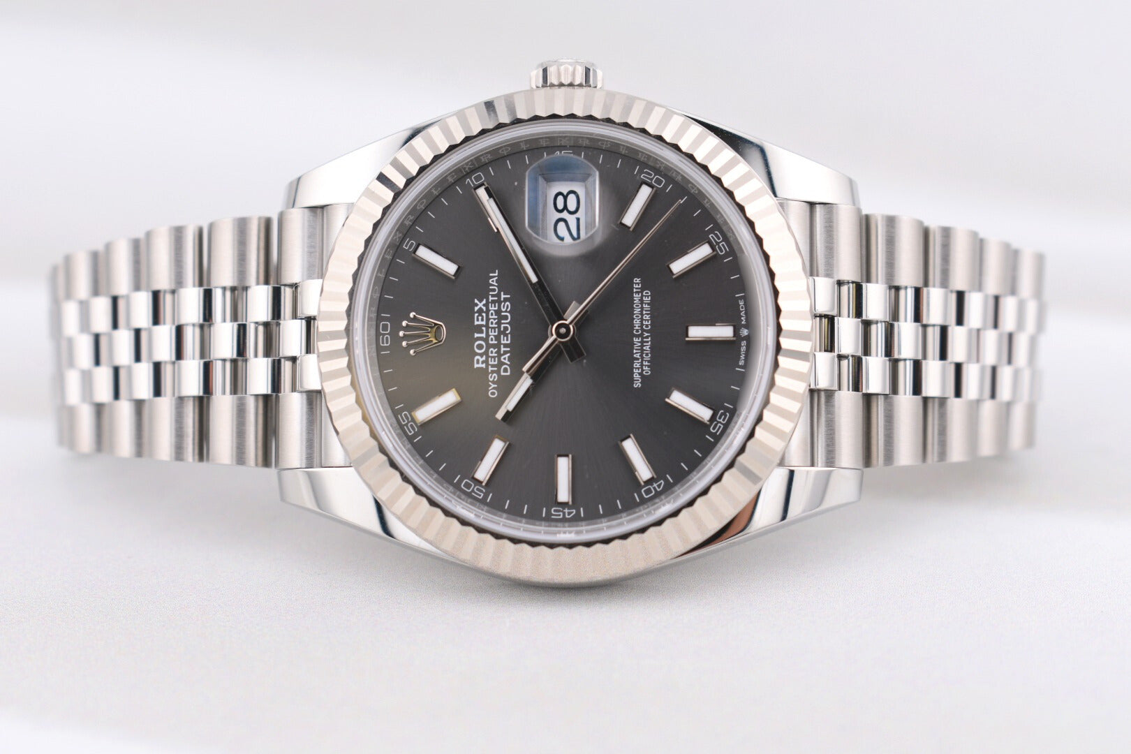 Rolex Datejust 41 Rhodium Dial 126334 2025