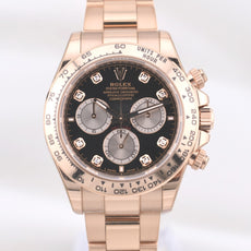 Rolex Daytona Black Diamond Dial Rose Gold 126505 2024