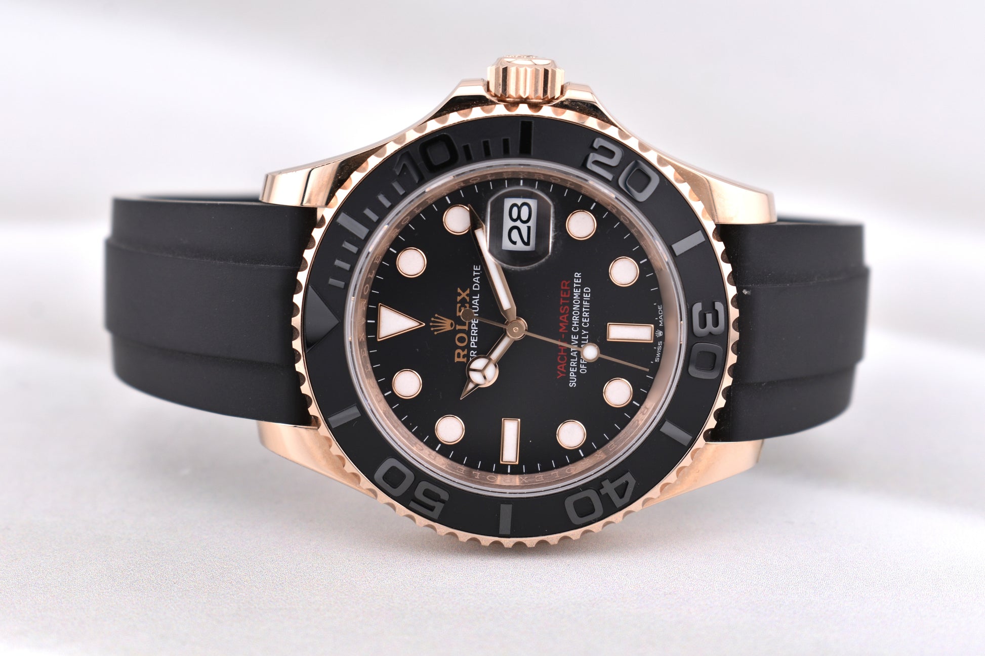 Rolex Yacht Master 40 Everose Gold Oysterflex 126655 2024