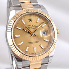 Rolex Datejust 41 Champagne Dial Oyster Band 126333 2025