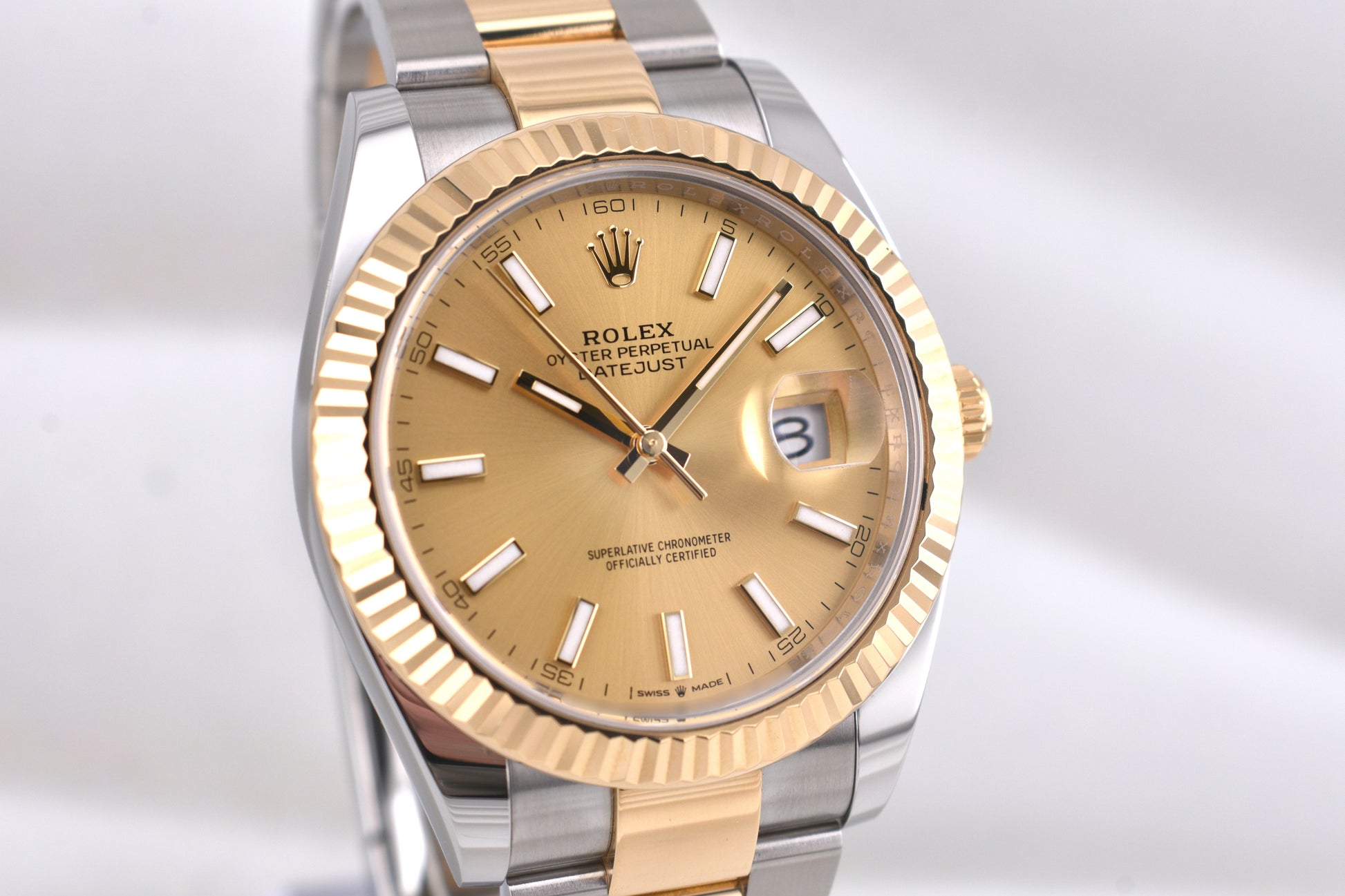 Rolex Datejust 41 Champagne Dial Oyster Band 126333 2025