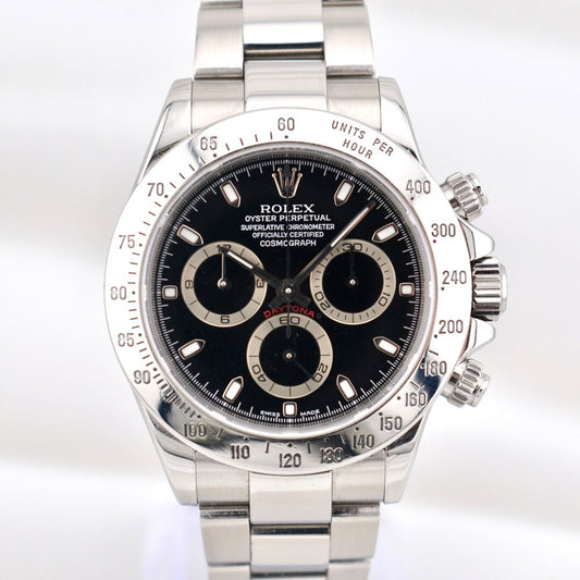 Rolex Daytona Black Dial 116520 2002