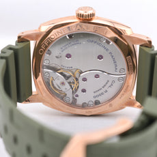 Panerai Radiomir 1940 Rose Gold on Green Rubber PAM00515 2017