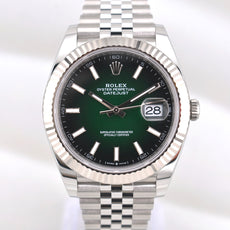 Rolex Datejust 41 Ombre Green Index Dial Jubilee Band 126334 2026