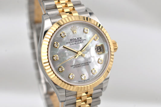 Rolex Datejust 31 Mother of Pearl Two Tone Yellow Gold 278273 2026