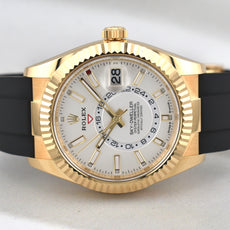 Rolex Sky Dweller Yellow Gold Oysterflex White Dial 336238 2024