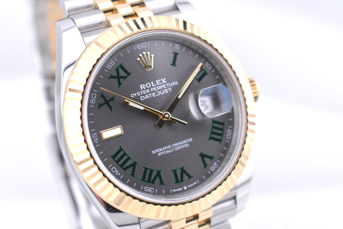 Rolex Datejust 41 Two Tone Yellow Gold Wimbledon 126333 2023