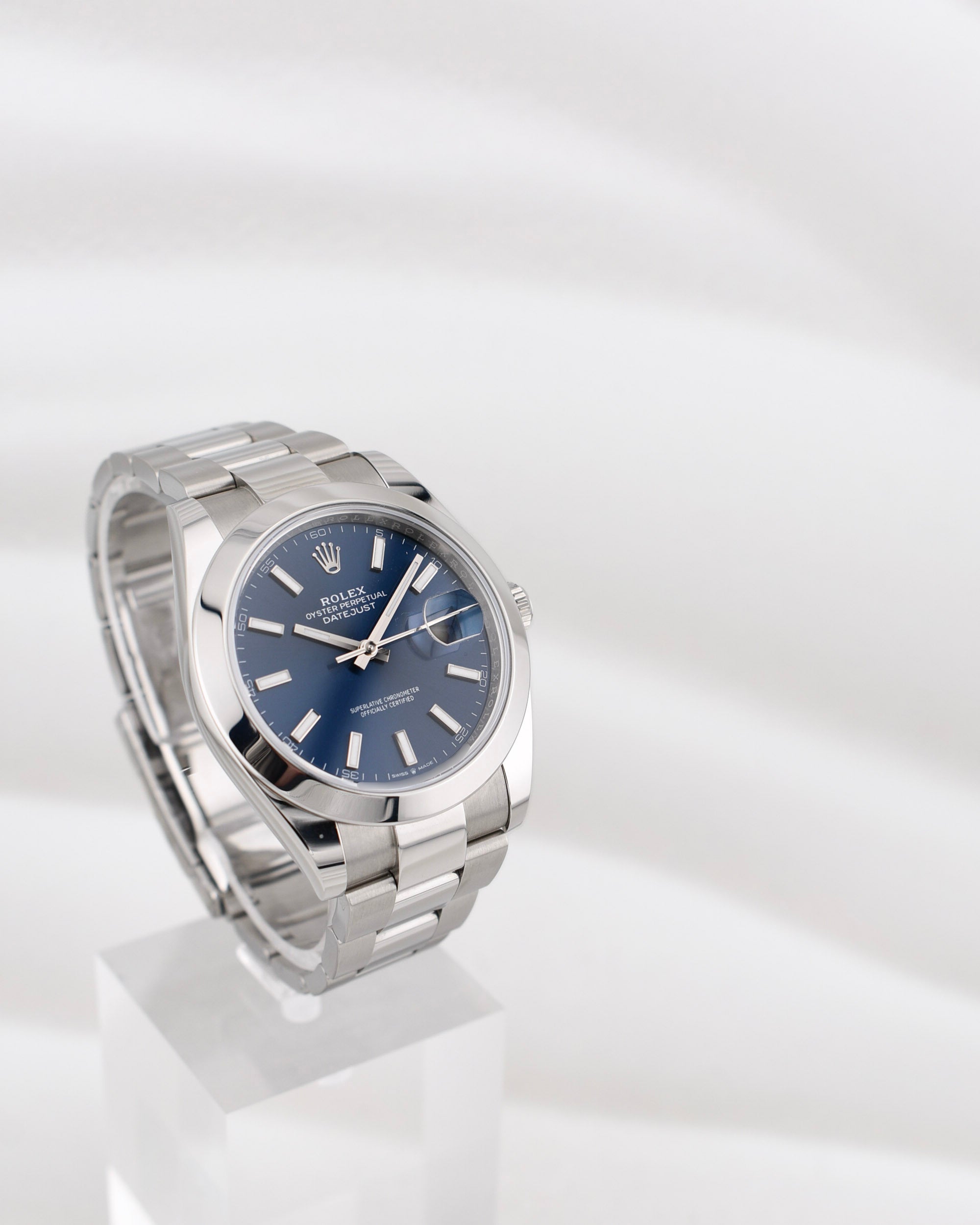 Rolex Datejust 41 Blue Index Dial Oyster Band 126300 2026