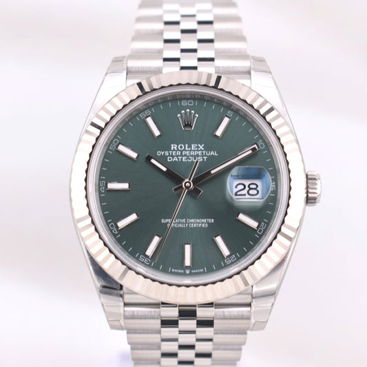 Rolex Datejust 41 Mint Green Dial 126334 2026