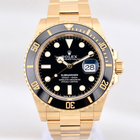 Rolex Submariner Date Yellow Gold Black Dial 126618LN 2022