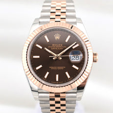 Rolex Datejust 41 Two Tone Chocolate Index Dial 126331 2025