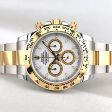 Rolex Cosmograph Daytona White Dial Two Tone Yellow Gold 126503 2026