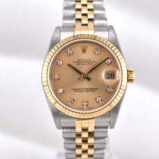 Rolex Datejust 31 Champagne Diamond Dial 78273 2000