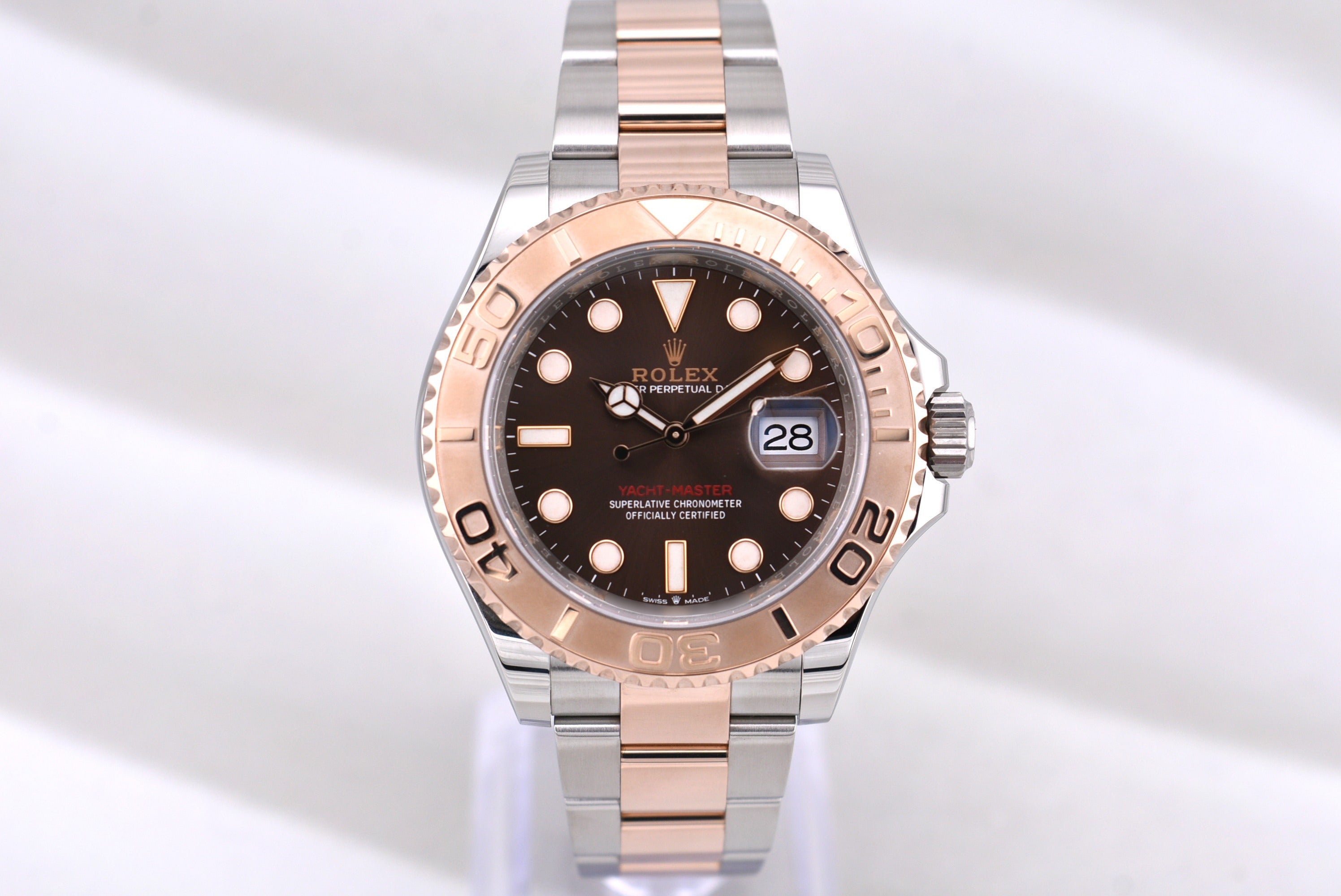 Rolex Yacht Master 40 Two Tone Everose Gold Chocolate Dial 126621 2020