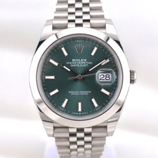 Rolex Datejust 41 Mint Green Dial 126300 2025
