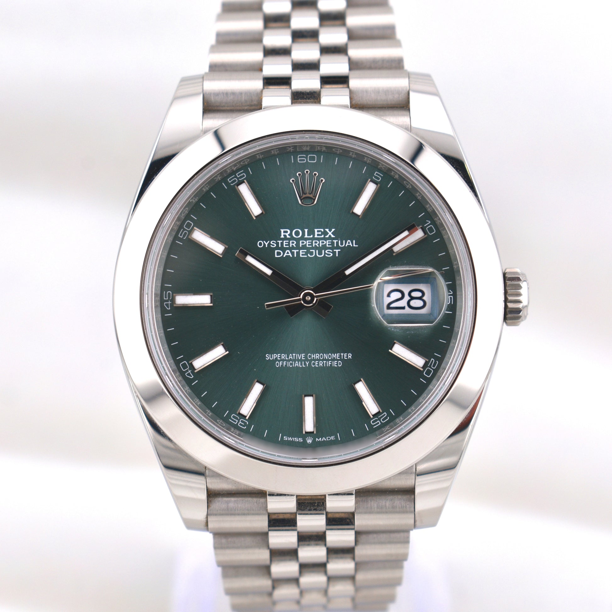 Rolex Datejust 41 Mint Green Dial 126300 2025