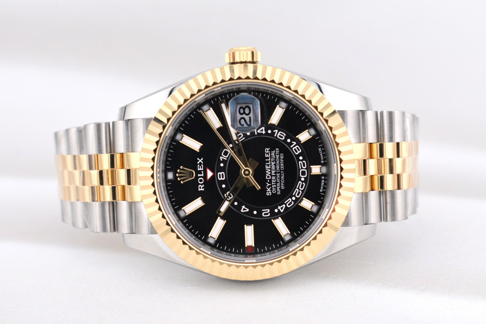 Rolex Sky Dweller Two Tone Yellow Gold Black Dial 336933 2025