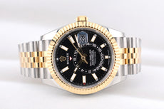 Rolex Sky Dweller Two Tone Yellow Gold Black Dial 336933 2025