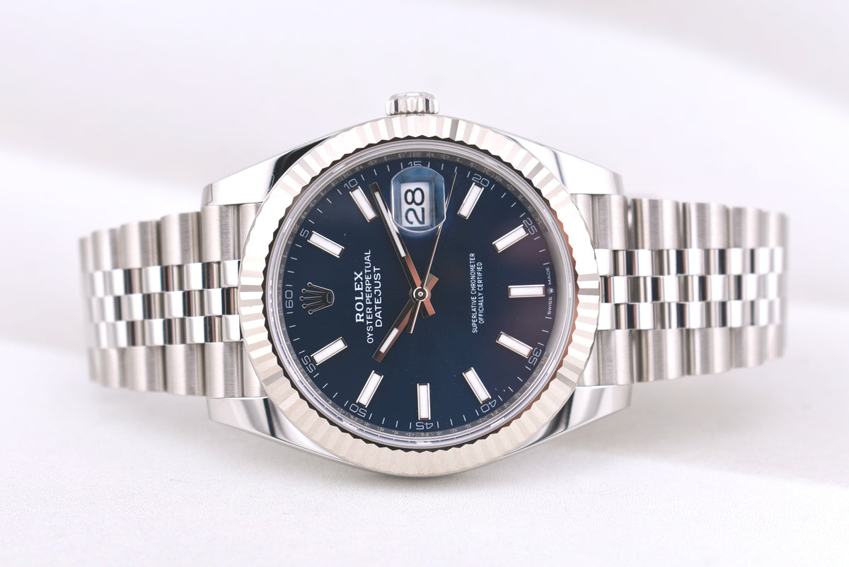 Rolex Datejust 41 Blue Index Dial 126334 2026