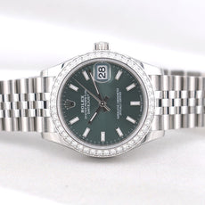 Rolex Datejust 31 Mint Green Dial Factory Diamond Bezel 278384RBR 2026