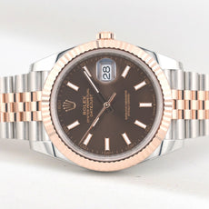 Rolex Datejust 41 Two Tone Chocolate Index Dial 126331 2025