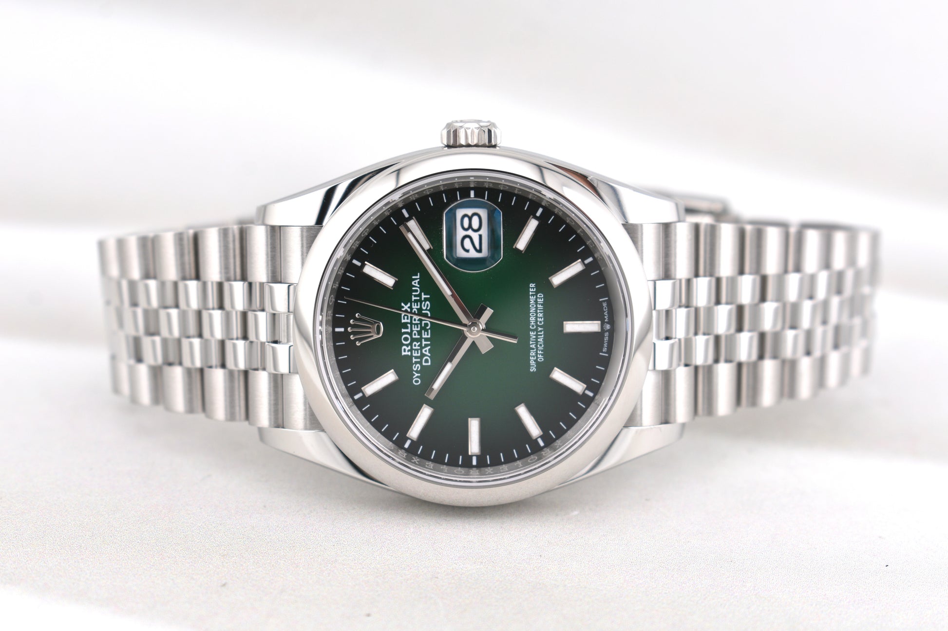 Rolex Datejust 36 Ombre Green Dial 126200 2026